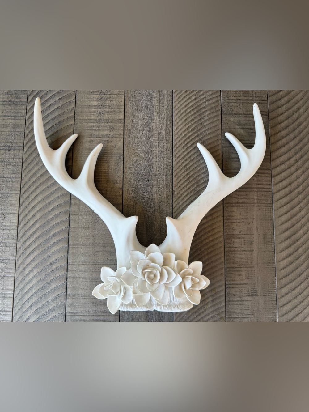 Threshold Faux Deer Antlers Wall Hanging Wall Decor Floral Accent